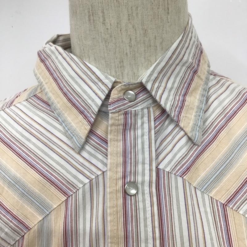 ウールリッチ WOOLRICH シャツ、ブラウス 長袖 2W8-1103 ウエスタンシャツ XL ストライプ マルチカラー / マルチカラー /  メンズ USED 古着 中古 10107050