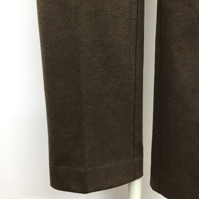 アデイインザライフ ユナイテッドアローズ A day in the life UNITED ARROWS パンツ スラックス 6414-699-0182 ジャージー イージーテーパードパンツ 無地 茶 / ブラウン /  レディース USED 古着 中古 10112996