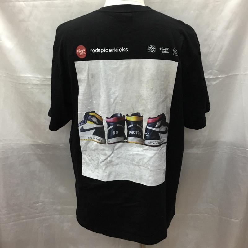 ザネットワークビジネス THE NETWORK BUSINESS Tシャツ 半袖 半袖カットソー プリントTシャツ クルーネックカットソー L ロゴ、文字 黒 / ブラック /  メンズ USED 古着 中古 10114043