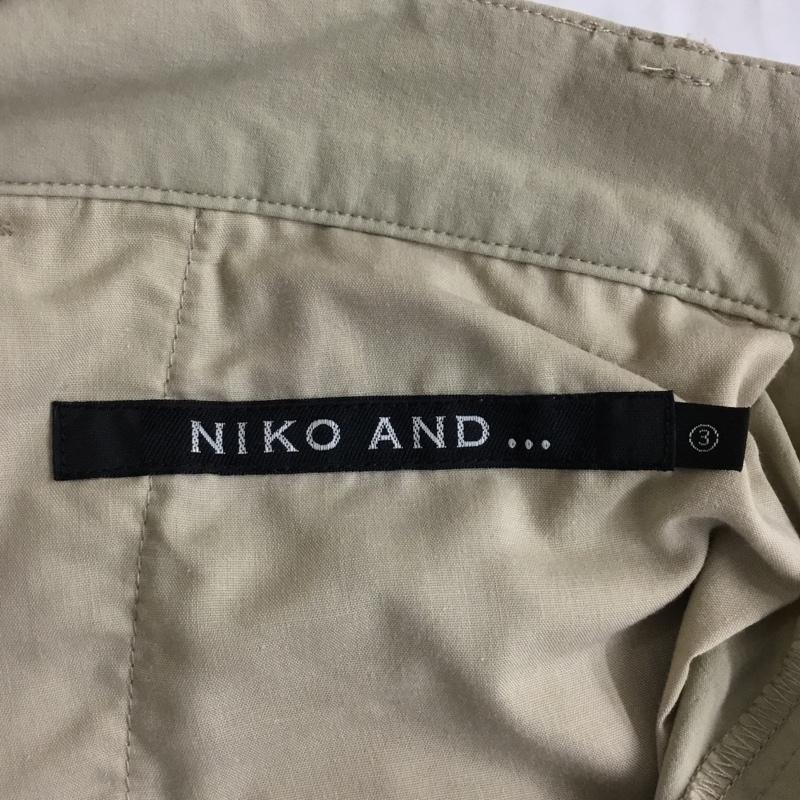 ニコアンド niko and... セットアップ セットアップ H202MA22AD コーチジャケット CORDURA 2020 セットアップ 3 無地 ベージュ / ベージュ /  メンズ USED 古着 中古 10110043