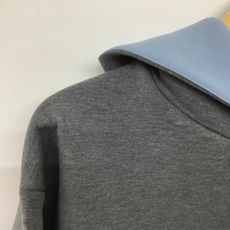 ビーミング バイ ビームス B:MING by BEAMS パーカー 長袖 長袖パーカー プルオーバーパーカー スウェット L 無地 灰 / グレー /  メンズ USED 古着 中古 10137050