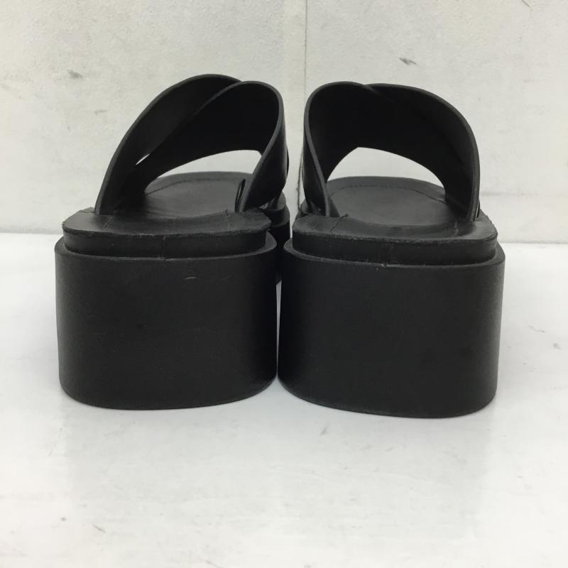 ローリーズファーム LOWRYS FARM サンダル サンダル M 無地 黒 / ブラック /  レディース USED 古着 中古 10149991