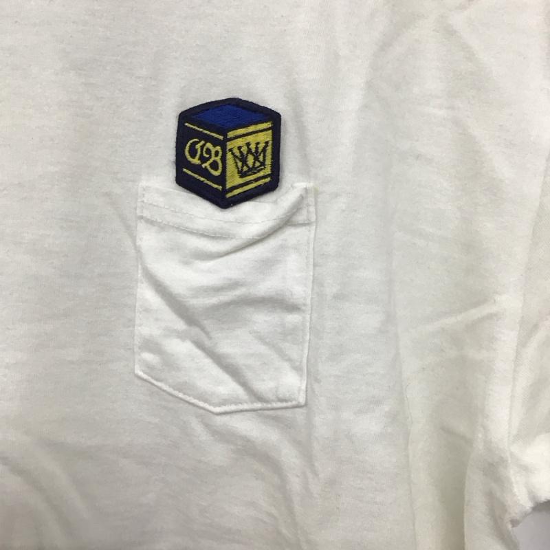 チャレンジャー CHALLENGER Tシャツ 半袖 半袖カットソー プリントTシャツ クルーネックカットソー balabushka L プリント 白 / ホワイト /  メンズ USED 古着 中古 10133364