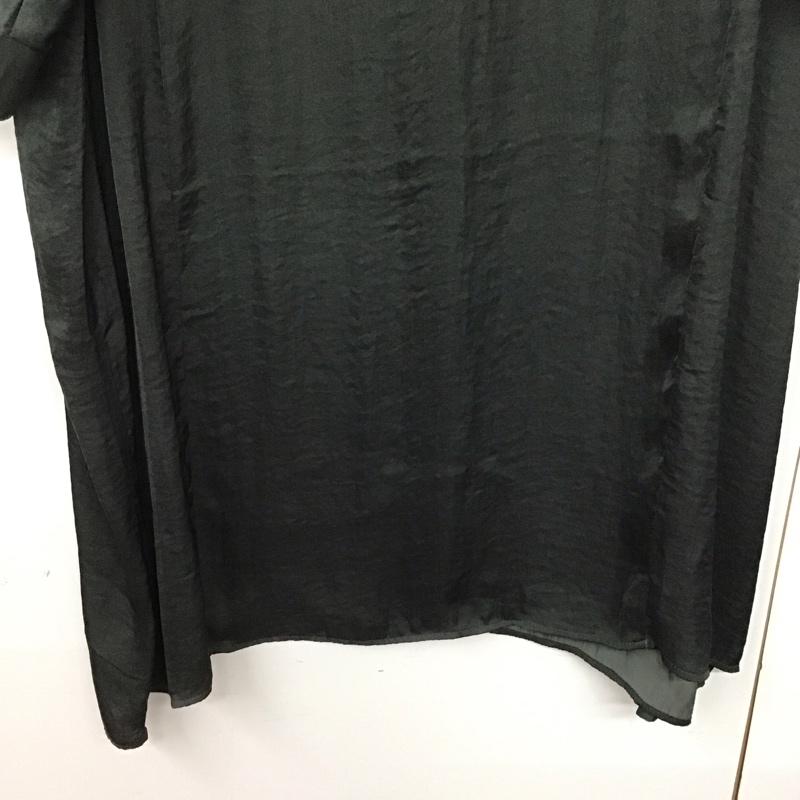 マウジー MOUSSY ワンピース ロングスカート 010ds330-0590 シャツワンピース ロングワンピース FREE 無地 黒 / ブラック /  レディース USED 古着 中古 10143748