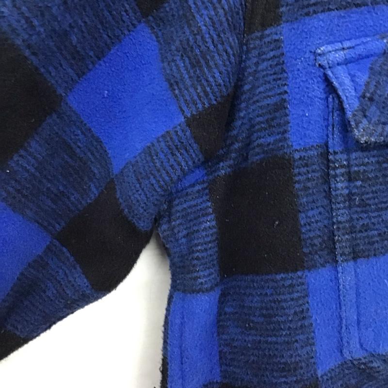 古着 USED シャツ、ブラウス 長袖 長袖シャツ チェックシャツ カラーシャツ M チェック 青 / ブルー /  メンズ USED 古着 中古 10147596