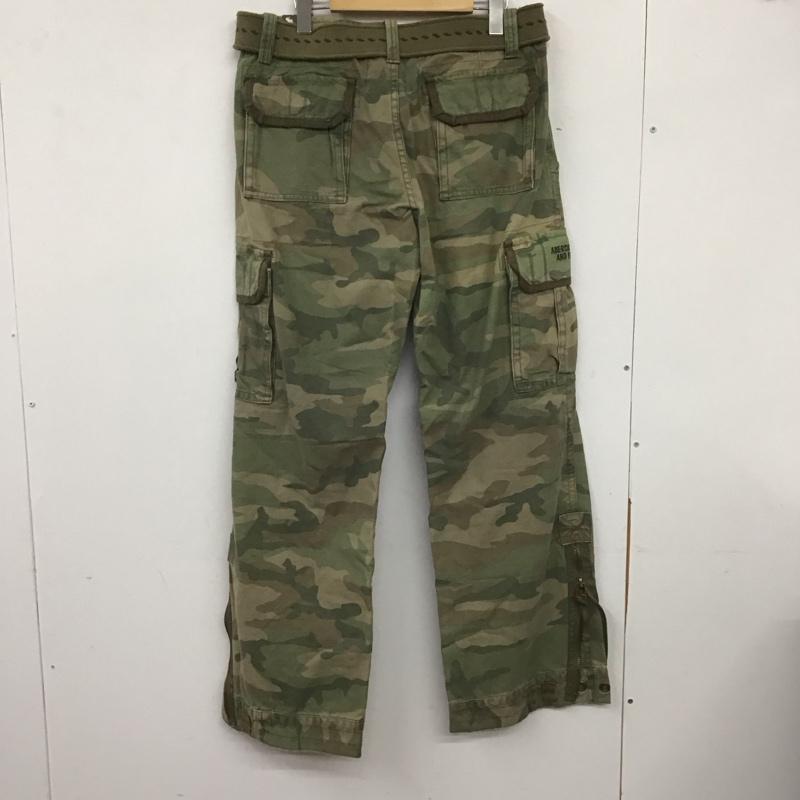 アバクロンビーアンドフィッチ ABERCROMBIE&FITCH パンツ ワークパンツ、ペインターパンツ ワークパンツ ワイドパンツ カジュアルパンツ ミリタリーパンツ M カモフラージュ柄・迷彩 マルチカラー / マルチカラー /  メンズ USED 古着 中古 10139185