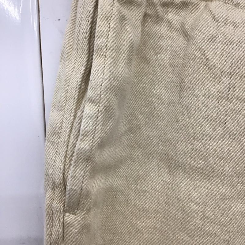 ワイルドシングス WILD THINGS パンツ ショートパンツ ショートパンツ ハーフパンツ カジュアルパンツ デニムパンツ L 無地 アイボリー / アイボリー /  メンズ USED 古着 中古 10120070