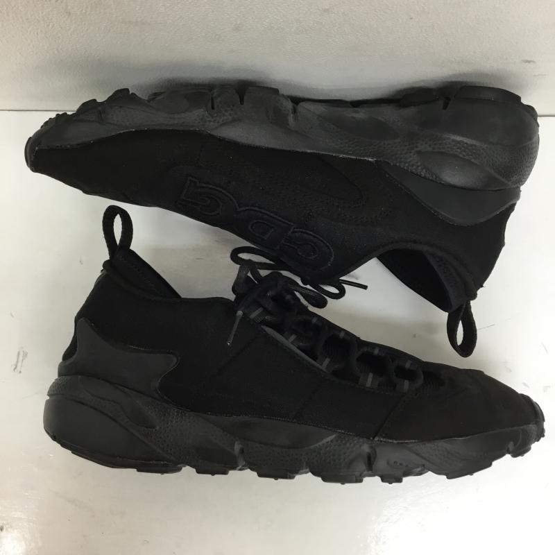 ナイキ NIKE スニーカー スニーカー BV0075-001 COMME des GARCONS × Nike Air Footscape NM BLACK 26.0cm ロゴ、文字 黒 / ブラック /  メンズ USED 古着 中古 10143470