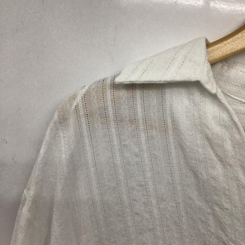 ザラ ZARA シャツ、ブラウス 長袖 S 無地 白 / ホワイト /  レディース USED 古着 中古 10140396