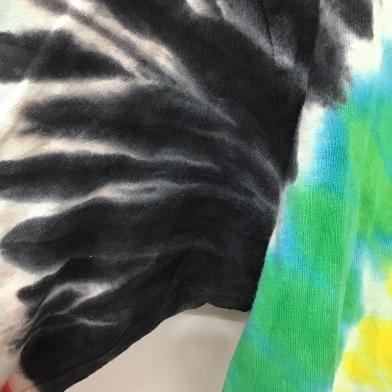 古着 USED カットソー 長袖 長袖カットソー プリントカットソー クルーネック L プリント マルチカラー / マルチカラー /  メンズ USED 古着 中古 10134563