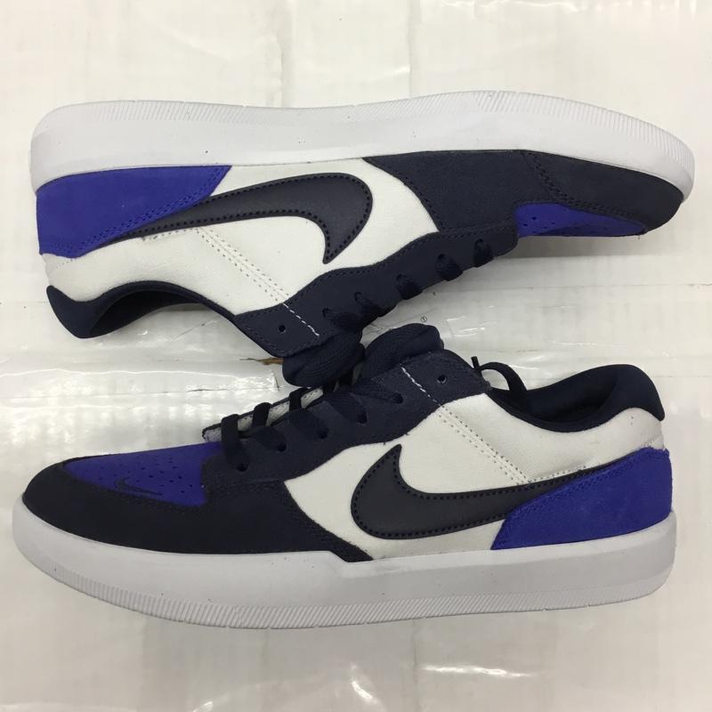 ナイキ NIKE スニーカー スニーカー DV5477 401 SB FORCE58 28cm 箱有 28.0cm ロゴ、文字 紺 / ネイビー / X 青 / ブルー / X 白 / ホワイト /  メンズ USED 古着 中古 10107840