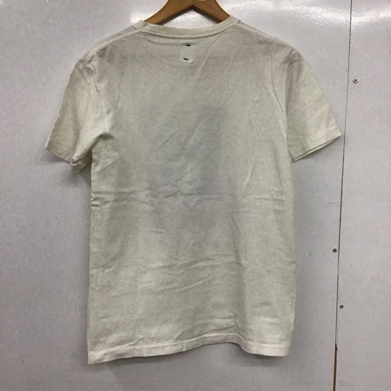 ハリウッドランチマーケット H.R MARKET Tシャツ 半袖 半袖カットソー プリントTシャツ クルーネックカットソー 1 プリント 白 / ホワイト /  メンズ USED 古着 中古 10147588