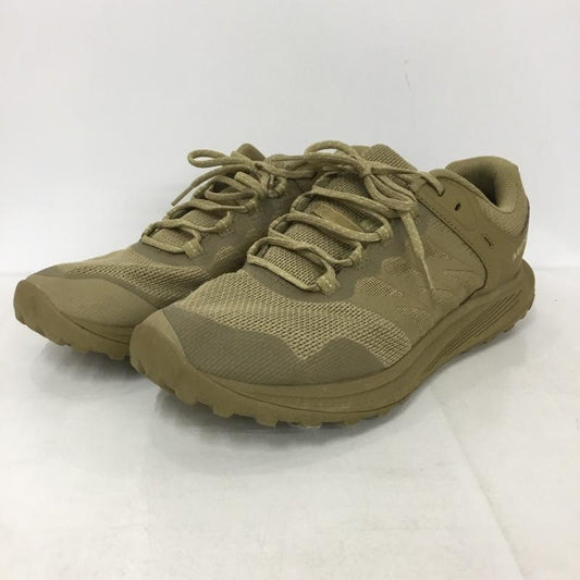 メレル MERRELL スニーカー スニーカー J005045 NOVA 3 TACTICAL トレッキング アウトドアシューズ 30cm 30.0cm ロゴ、文字 ベージュ / ベージュ /  メンズ USED 古着 中古 10134546