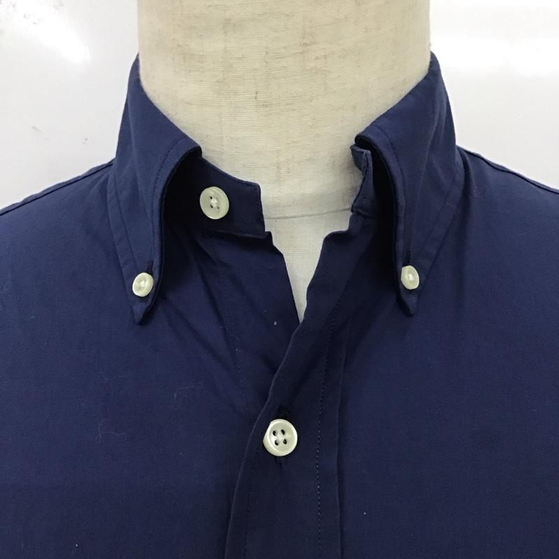 ラルフローレン RALPHLAUREN シャツ、ブラウス 長袖 710769409006 ボタンダウン XS ワンポイント 紺 / ネイビー /  メンズ USED 古着 中古 10119823