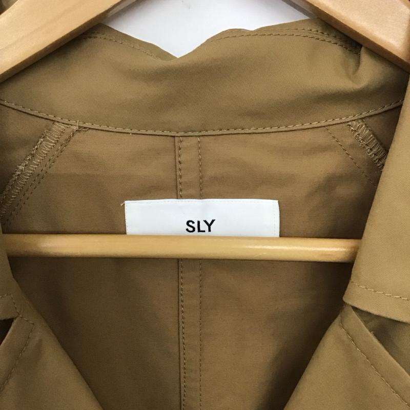 スライ SLY ジャケット、上着 ジャケット、ブレザー 030BA430-4300 SHORT TRENCH JK 1 無地 ベージュ / ベージュ /  レディース USED 古着 中古 10140536
