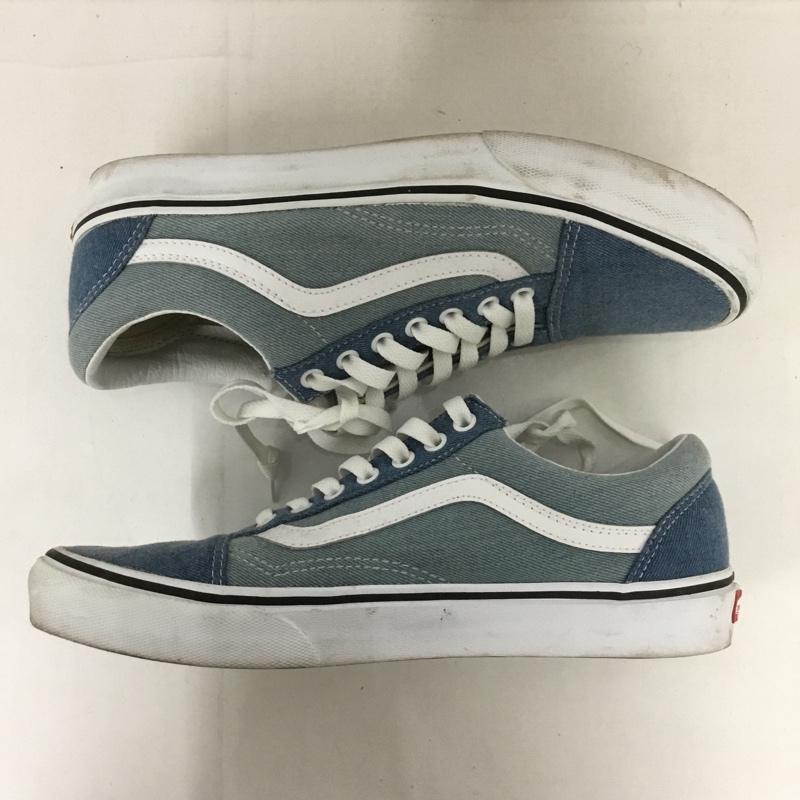 バンズ VANS スニーカー スニーカー 721454 デニム 27.5cm 27.5cm ロゴ、文字 水色 / ライトブルー /  メンズ USED 古着 中古 10128980