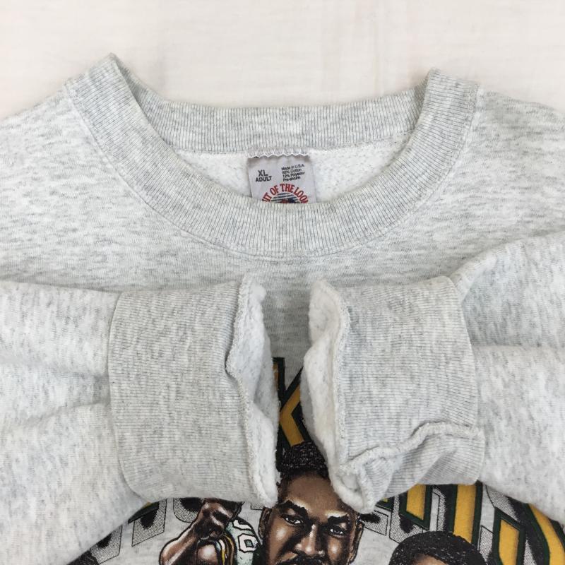 フルーツオブザルーム FRUIT OF THE LOOM トレーナー 長袖 グリーンベイ・パッカーズ　NFC XL プリント 灰 / グレー /  メンズ USED 古着 中古 10138695