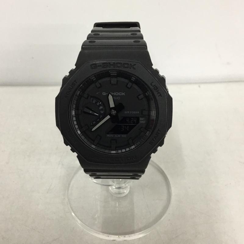 ジーショック G-SHOCK 腕時計 アナログ（クォーツ式） GA-2100 Perfect Size Combi 箱有 ロゴ、文字 黒 / ブラック /  メンズ USED 古着 中古 10129961