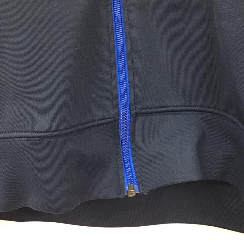 ザノースフェイス THE NORTH FACE パーカー 長袖 nt61509 MomentumHoodieJKT ジップアップパーカー XL ロゴ、文字 紺 / ネイビー /  メンズ USED 古着 中古 10131555