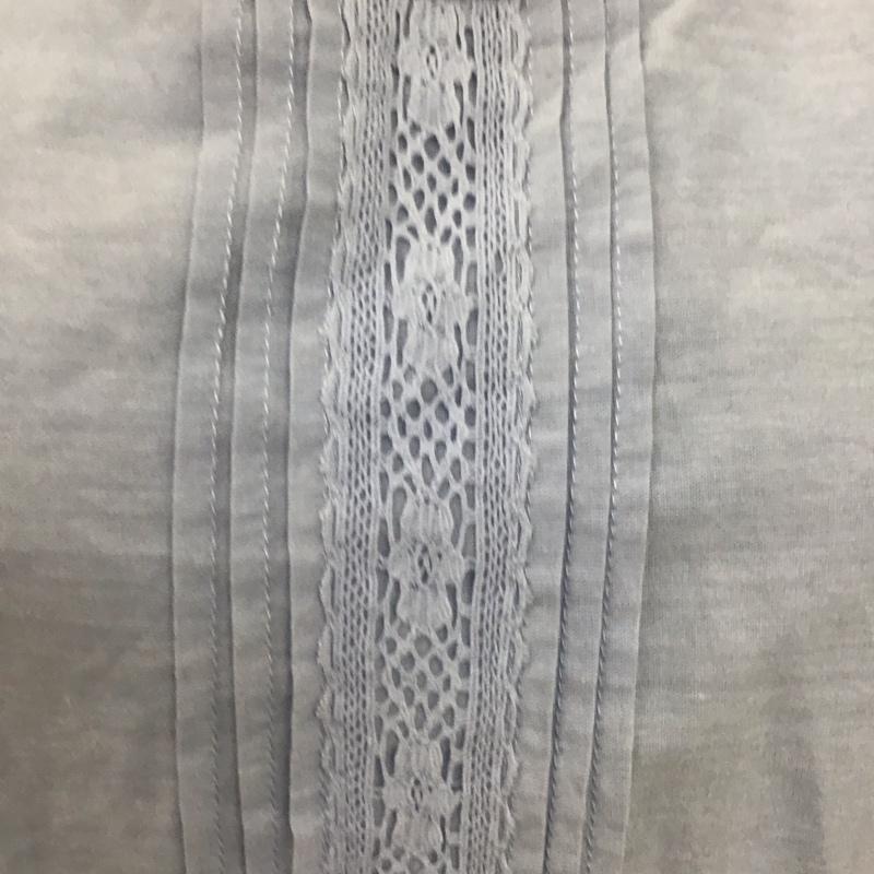 ブロードゥリー&コー Broderie & Co ワンピース ひざ丈スカート NL52OP4052TK コットン刺繍ギャザーワンピ タグ付き FREE 刺繍 水色 / ライトブルー /  レディース USED 古着 中古 10106712