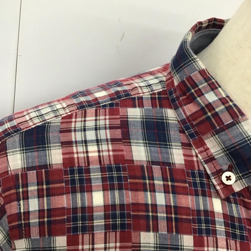 バーバリーブラックレーベル BURBERRY BLACK LABEL シャツ、ブラウス 半袖 半袖シャツ カラーシャツ 半袖カットソー チェックシャツ 3 チェック マルチカラー / マルチカラー /  メンズ USED 古着 中古 10114636