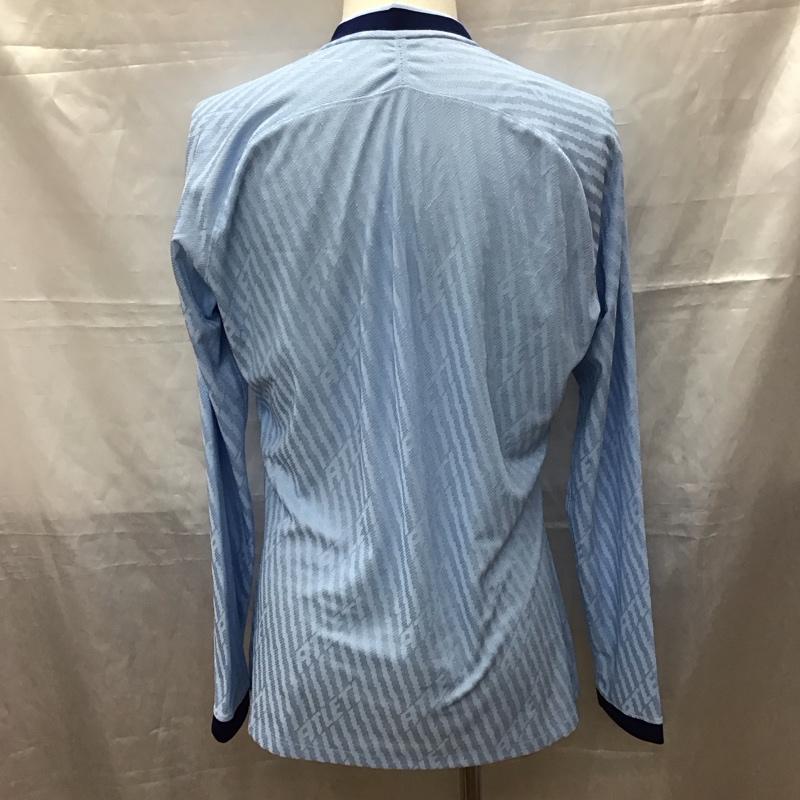 ナイキ NIKE カットソー 長袖 長袖カットソー ロングスリーブカットソー プリントTシャツ スポーツウェア L ロゴ、文字 青 / ブルー /  メンズ USED 古着 中古 10111806