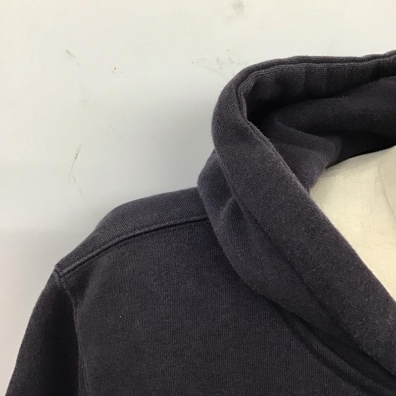 ステューシー STUSSY パーカー 長袖 プルオーバー スウェット 裏起毛 S ロゴ、文字 紺 / ネイビー /  メンズ USED 古着 中古 10122157