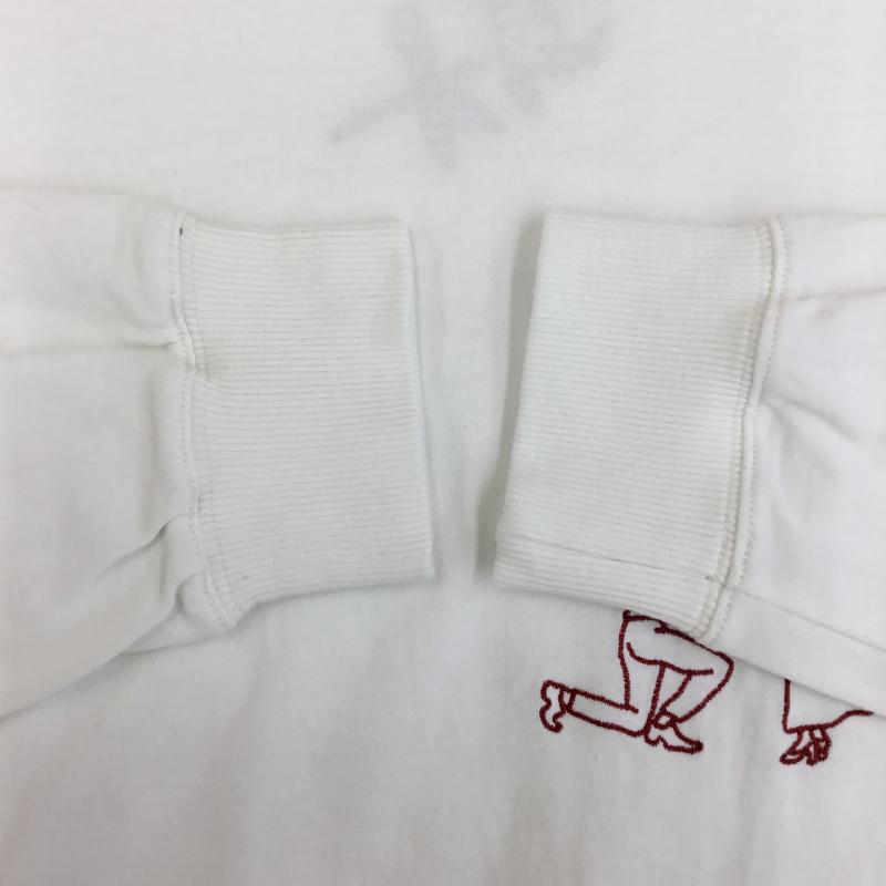 ジュエティ jouetie カットソー 長袖 M 刺繍 X ロゴ、文字 X プリント 白 / ホワイト /  レディース USED 古着 中古 10134785