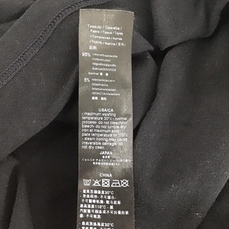 エンポリオアルマーニ EMPORIO ARMANI Tシャツ 半袖 半袖カットソー プリントTシャツ Vネックカットソー M ロゴ、文字 黒 / ブラック /  メンズ USED 古着 中古 10132300