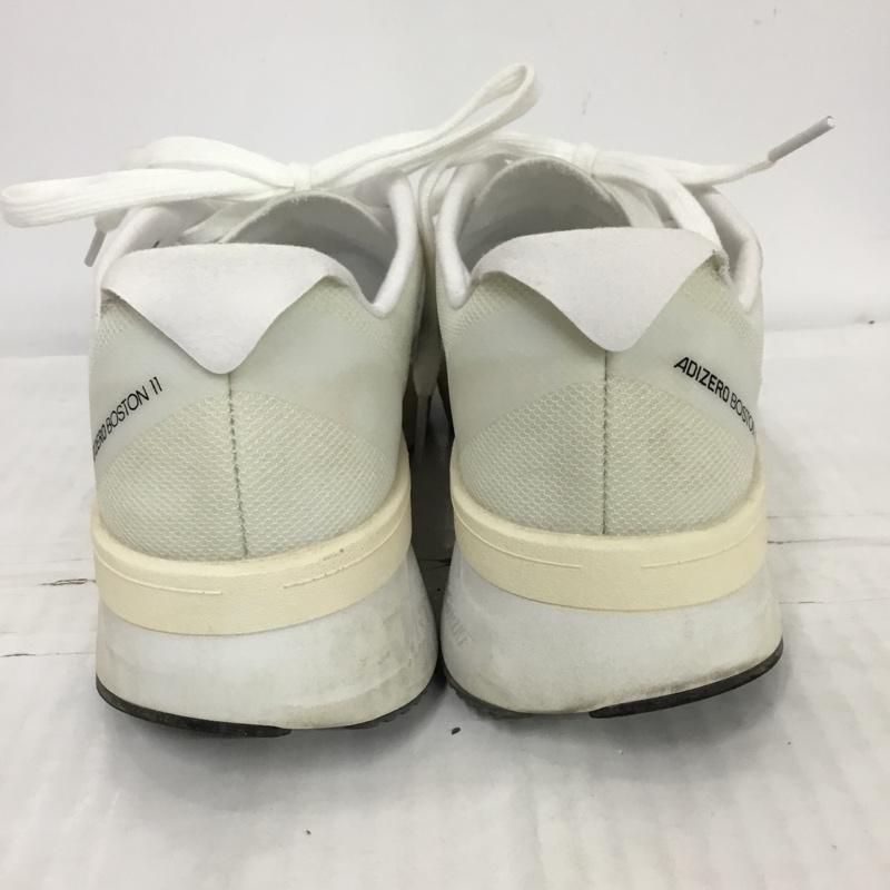 アディダス adidas スニーカー スニーカー GY2586 ADIZERO BOSTON 11 ランニングシューズ 27cm 27.0cm ロゴ、文字 白 / ホワイト /  メンズ USED 古着 中古 10123796