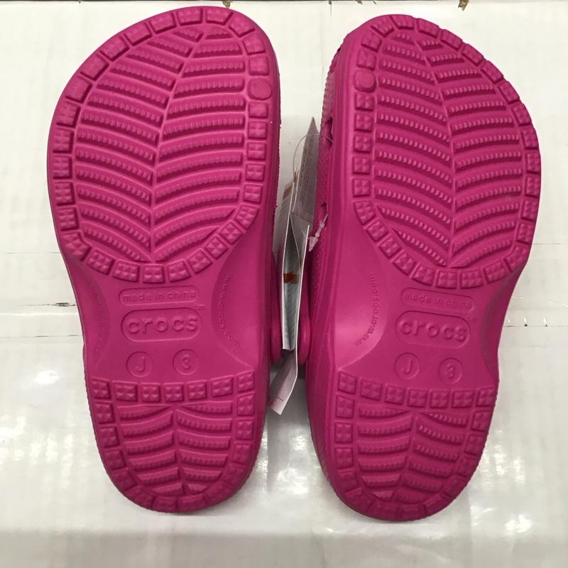 クロックス crocs シューズ シューズ 15908-670 ralen clog K 21cm 21.0cm 無地 桃 / ピンク /  ガールズ USED 古着 中古 10120433