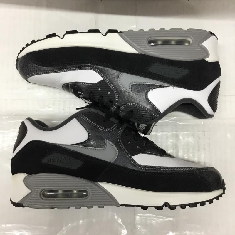 ナイキ NIKE スニーカー スニーカー CD0916-100 AIR MAX 90 QS 28cm 28.0cm ロゴ、文字 白 / ホワイト / X 黒 / ブラック / X 灰 / グレー /  メンズ USED 古着 中古 10106308