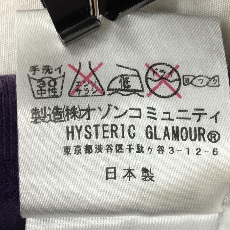 ヒステリックグラマー HYSTERIC GLAMOUR Tシャツ 半袖 M ロゴ、文字 紫 / パープル /  メンズ USED 古着 中古 10145805