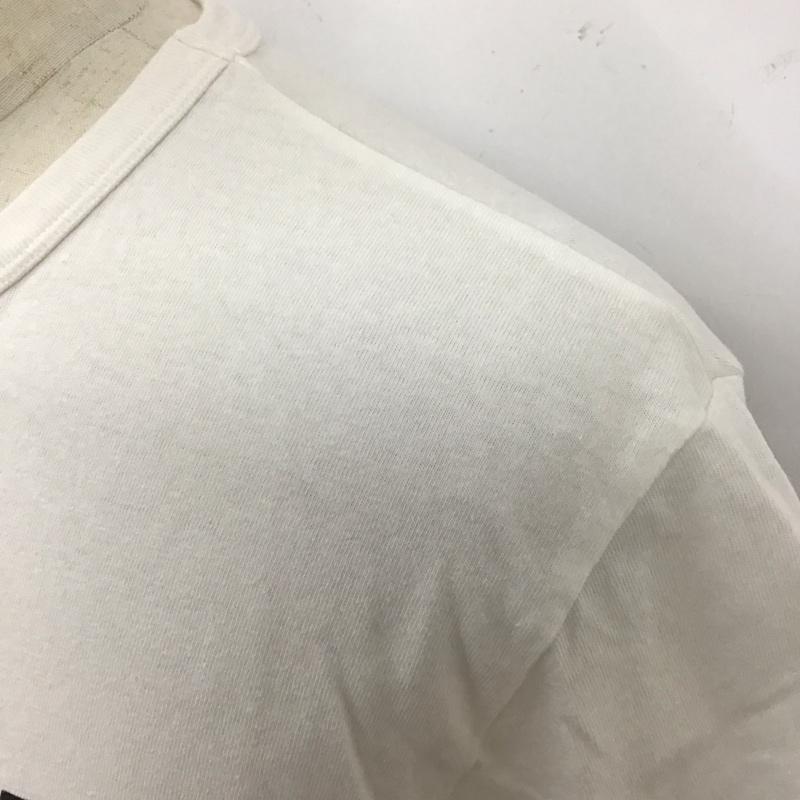 フリーレイジ FREERAGE Tシャツ 半袖 ALMW by WAIPER クルーネック L ロゴ、文字 白 / ホワイト /  メンズ USED 古着 中古 10119677