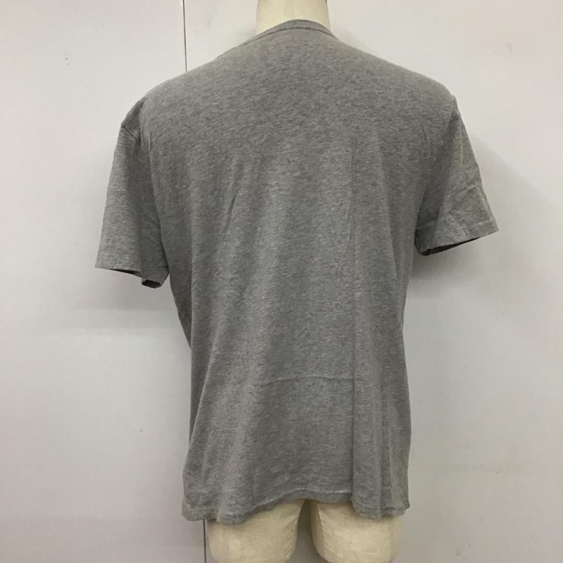 ポロラルフローレン POLO RALPH LAUREN Tシャツ 半袖 半袖カットソー プリントTシャツ クルーネックカットソー L プリント 灰 / グレー /  メンズ USED 古着 中古 10117255