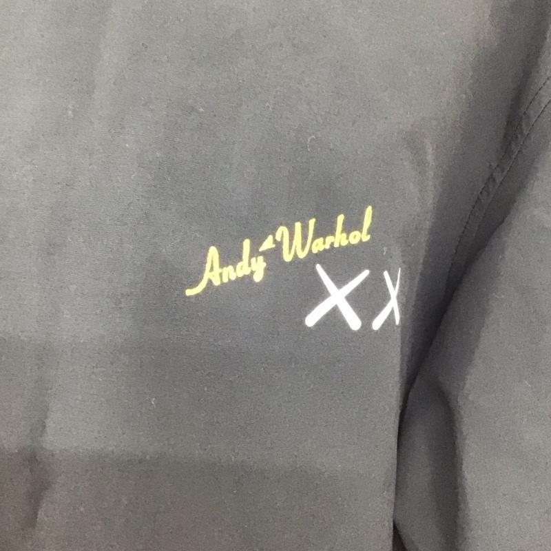 ユニクロ UNIQLO ジャケット、上着 ジャケット、ブレザー 311-474138 カウズ ウォーホル コーチジャケット KAWS WARHOL タグ付き XXL プリント 黒 / ブラック /  メンズ USED 古着 中古 10121307