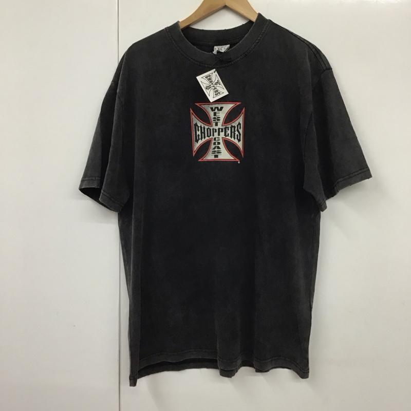 ウエストコーストチョッパーズ WEST COAST CHOPPERS Tシャツ 半袖 M プリント チャコールグレー / チャコールグレー /  メンズ USED 古着 中古 10130493