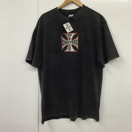 ウエストコーストチョッパーズ WEST COAST CHOPPERS Tシャツ 半袖 M プリント チャコールグレー / チャコールグレー /  メンズ USED 古着 中古 10130493