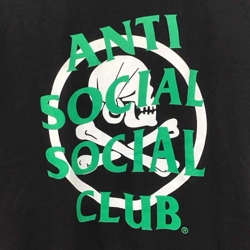 ネイバーフッド NEIGHBORHOOD Tシャツ 半袖 半袖カットソー プリントTシャツ クルーネックカットソー antisocialsocialclub M プリント 黒 / ブラック /  メンズ USED 古着 中古 10132887