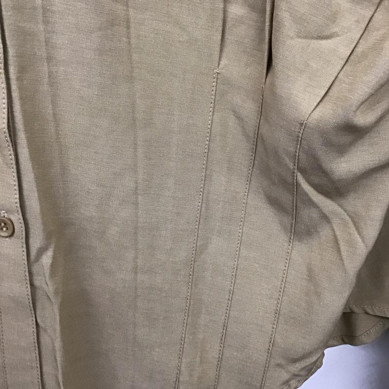 マウジー MOUSSY シャツ、ブラウス 長袖 010AAH30-7990 FREE 無地 ベージュ / ベージュ /  レディース USED 古着 中古 10131091