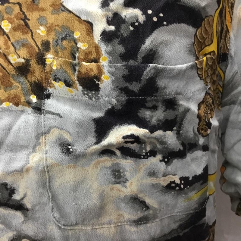 パールダイバー PEARL DIVER シャツ、ブラウス 半袖 半袖シャツ カラーシャツ 半袖カットソー プリントシャツ M プリント マルチカラー / マルチカラー /  メンズ USED 古着 中古 10116665