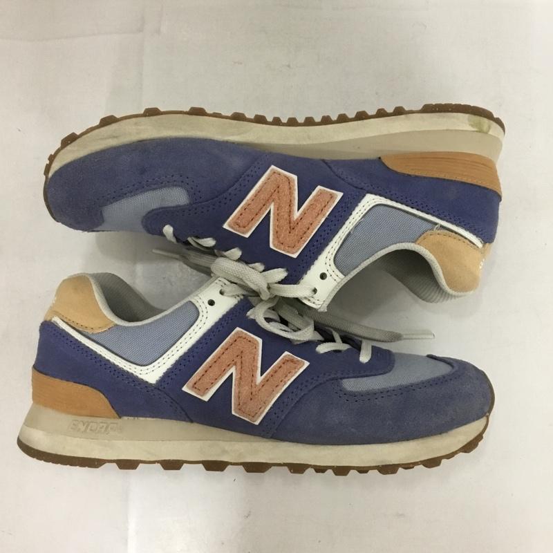 ニューバランス New Balance スニーカー スニーカー ML574RA2 24.5cm 24.5cm ロゴ、文字 青 / ブルー /  レディース USED 古着 中古 10133091