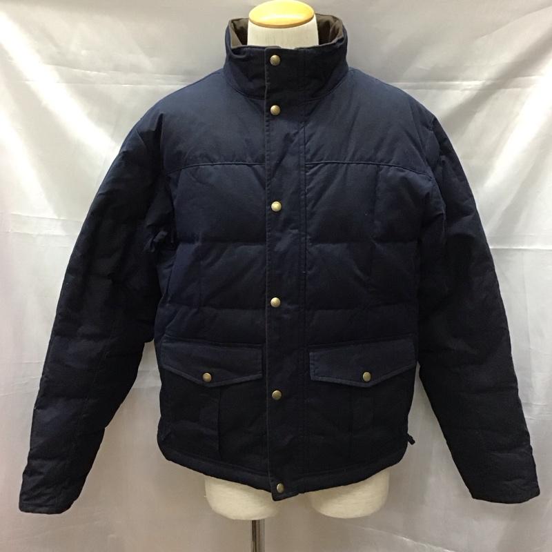 エルエルビーン L.L.Bean ジャケット、上着 ジャンパー、ブルゾン ジップアップジャケット ダウンジャケット アウター カジュアルジャケット S 無地 紺 / ネイビー /  メンズ USED 古着 中古 10111022