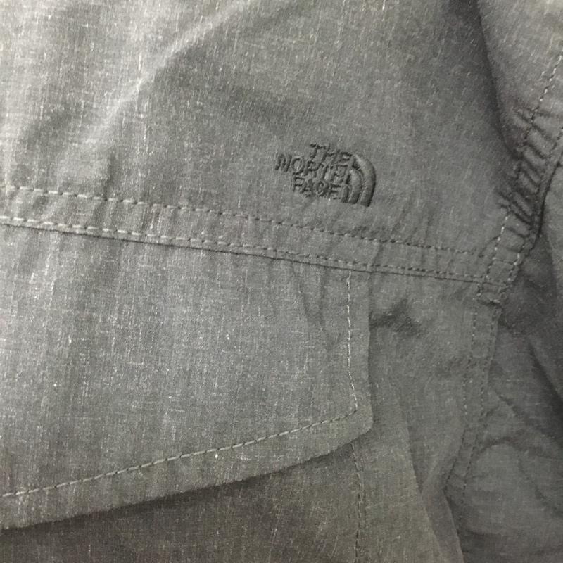 ザノースフェイス THE NORTH FACE シャツ、ブラウス 半袖 nt3320n Polyester Linen Field H/S Shirt M 無地 黒 / ブラック /  メンズ USED 古着 中古 10119859