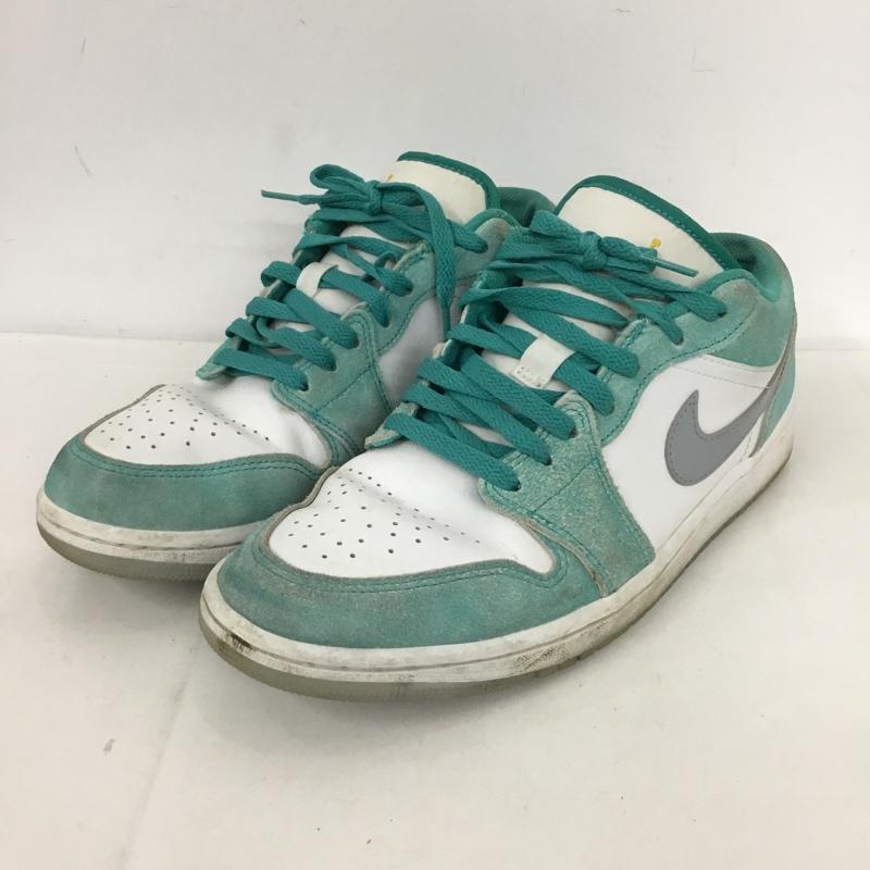 ナイキ NIKE スニーカー スニーカー DN3705-301 AIR JORDAN 1 LOW SE 26.5cm 26.5cm ロゴ、文字 白 / ホワイト / X 薄緑 / ライトグリーン / X 灰 / グレー /  メンズ USED 古着 中古 10128968
