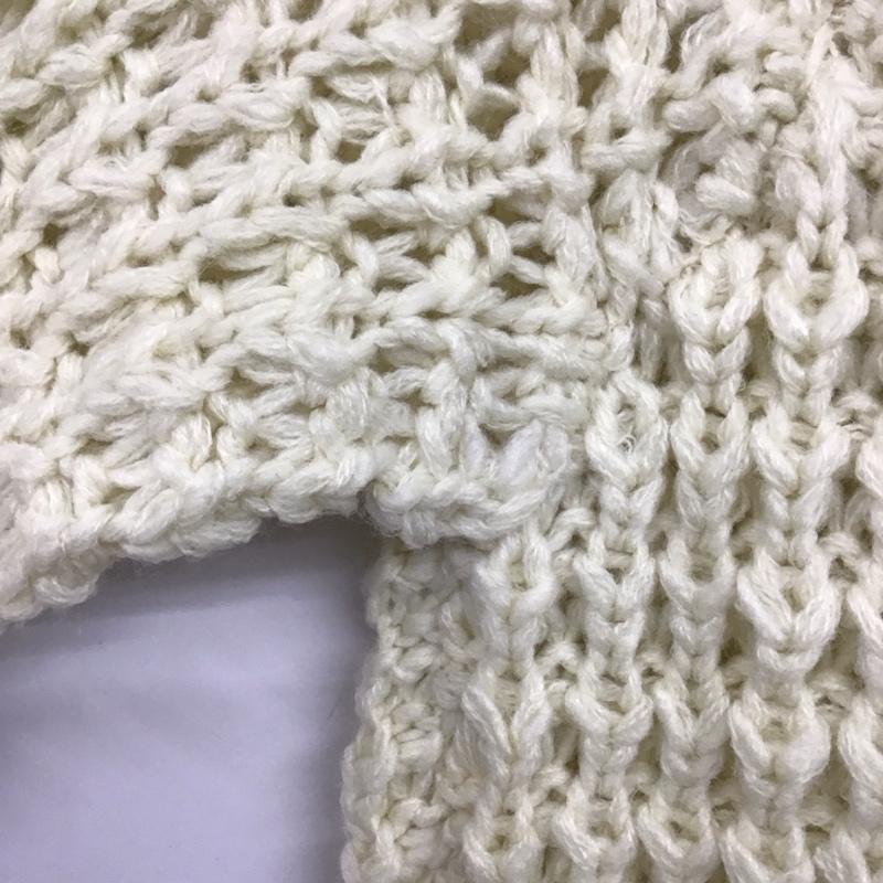 スコットクラブ SCOTCLUB カーディガン 長袖 無地 白 / ホワイト /  レディース USED 古着 中古 10142752