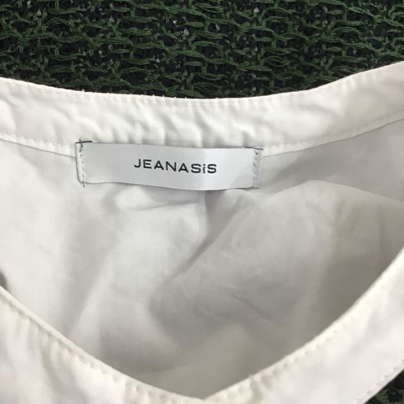 ジーナシス JEANASIS ワンピース ミニスカート JS064051SB FREE 無地 白 / ホワイト / X 緑 / グリーン /  レディース USED 古着 中古 10111438