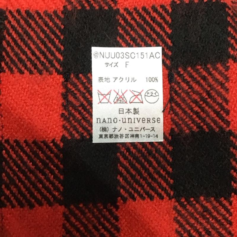 ナノユニバース nano・universe マフラー マフラー チェック マルチカラー / マルチカラー /  メンズ USED 古着 中古 10108643