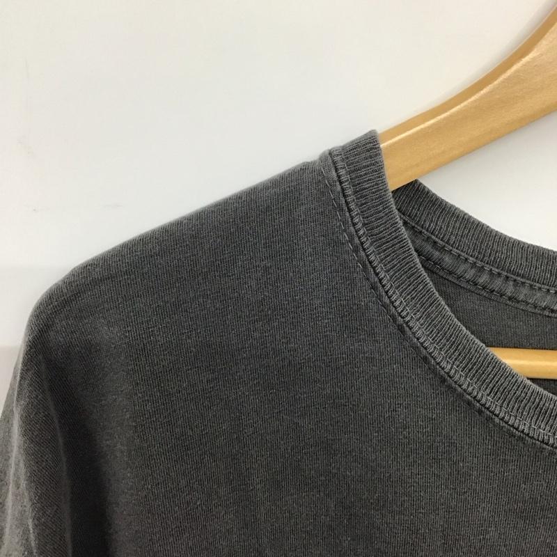 ステューシー STUSSY Tシャツ 半袖 半袖カットソー プリントTシャツ クルーネックカットソー L プリント 灰 / グレー /  メンズ USED 古着 中古 10132556