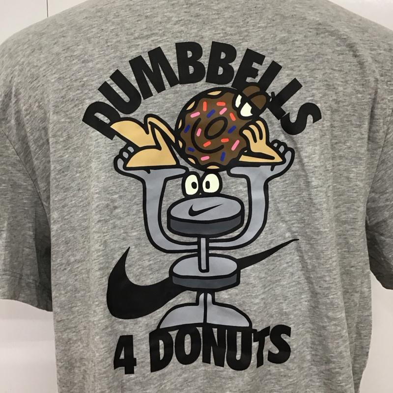 ナイキ NIKE Tシャツ 半袖 FD0139-063 DF DUMBBELLS SS Tee タグ付き XL プリント 灰 / グレー /  メンズ USED 古着 中古 10118127